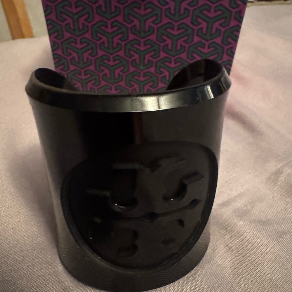 Tory Burch Black Cuff Bracelet